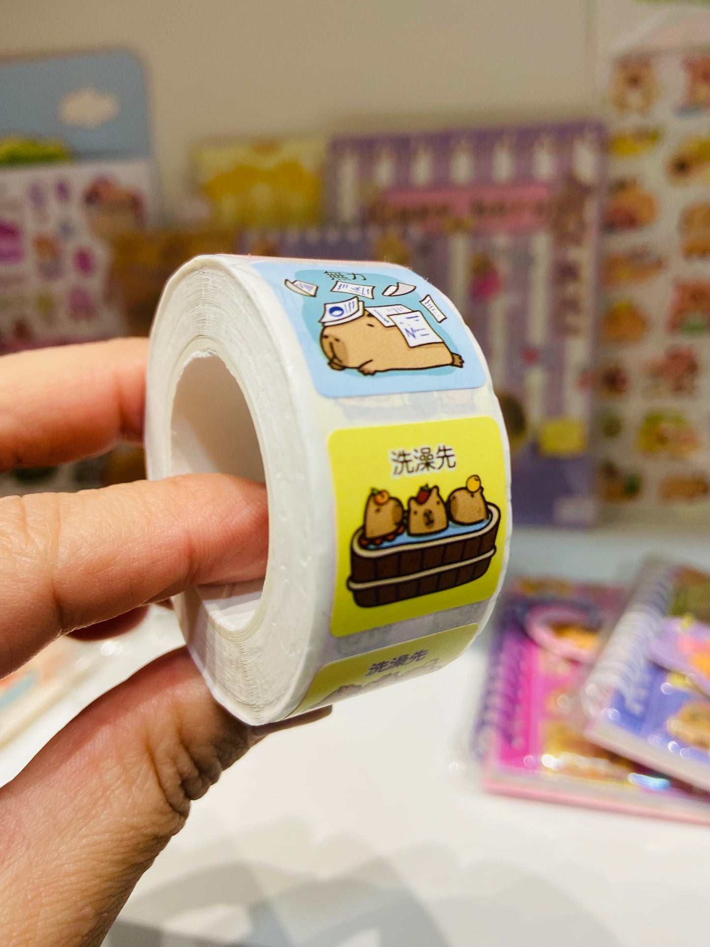 Rolo de fita decorativa Capivara/Turma HK