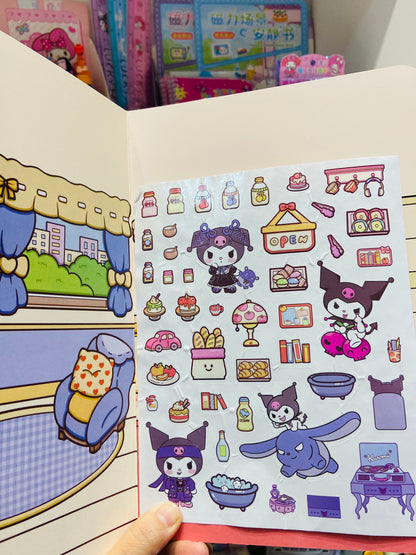 Kit Cenário com adesivos Personagens