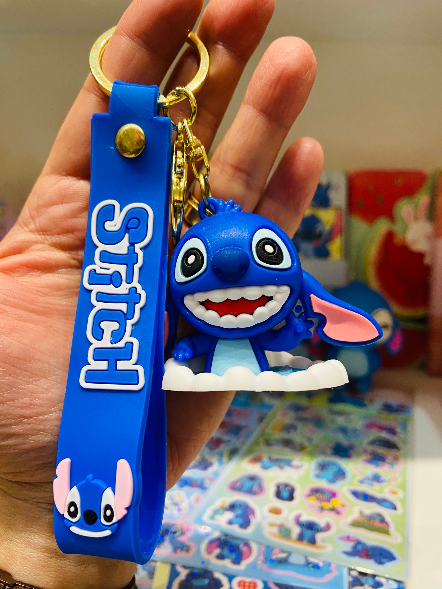 Chaveiro emborrachado Stitch