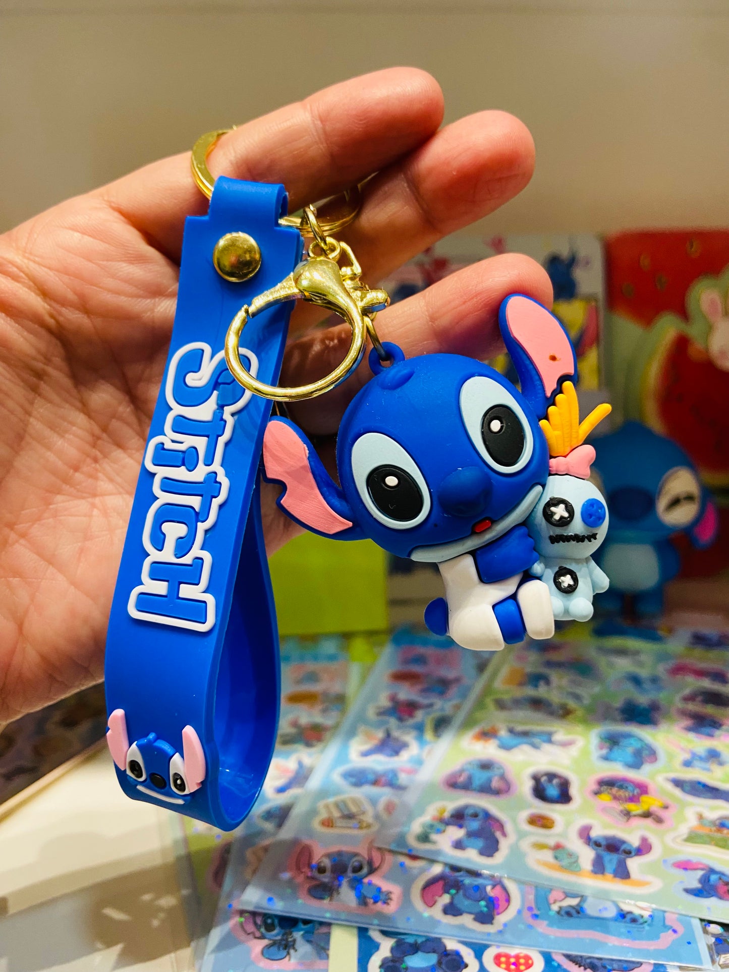 Chaveiro emborrachado Stitch