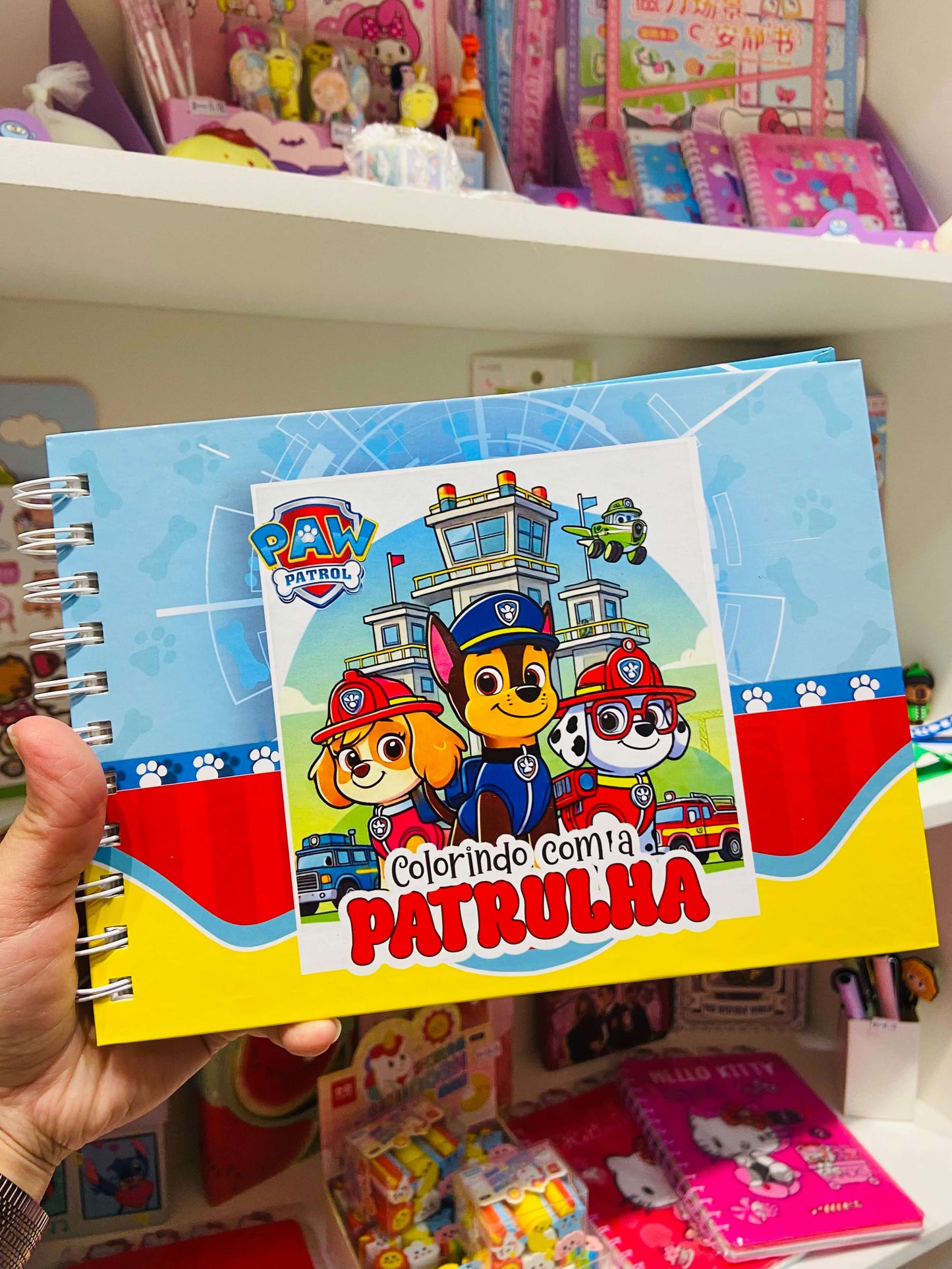 Livro de Colorir Personagens 50 Folhas 180gr Caderno de Desenho