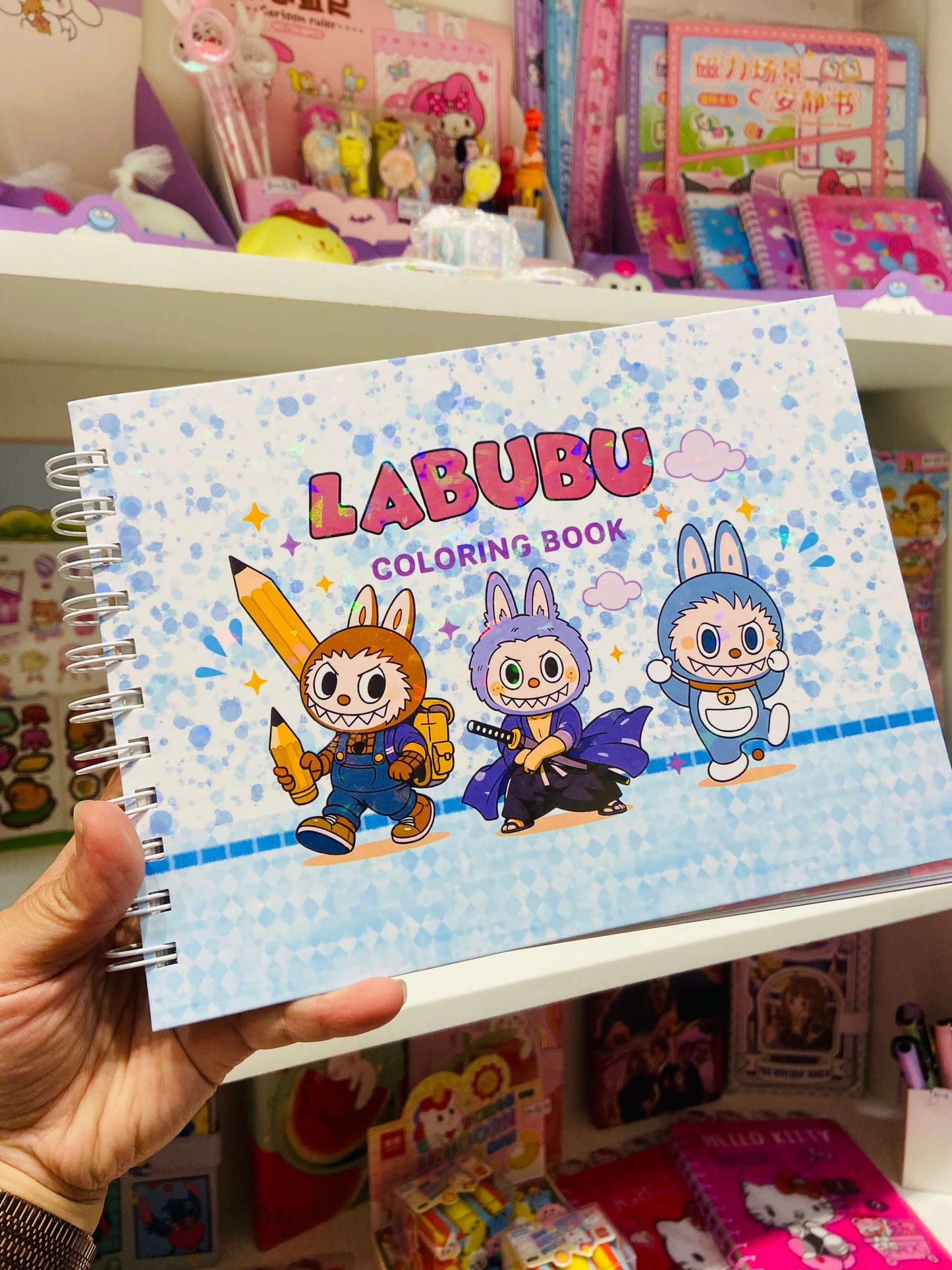 Livro de Colorir Personagens 50 Folhas 180gr Caderno de Desenho