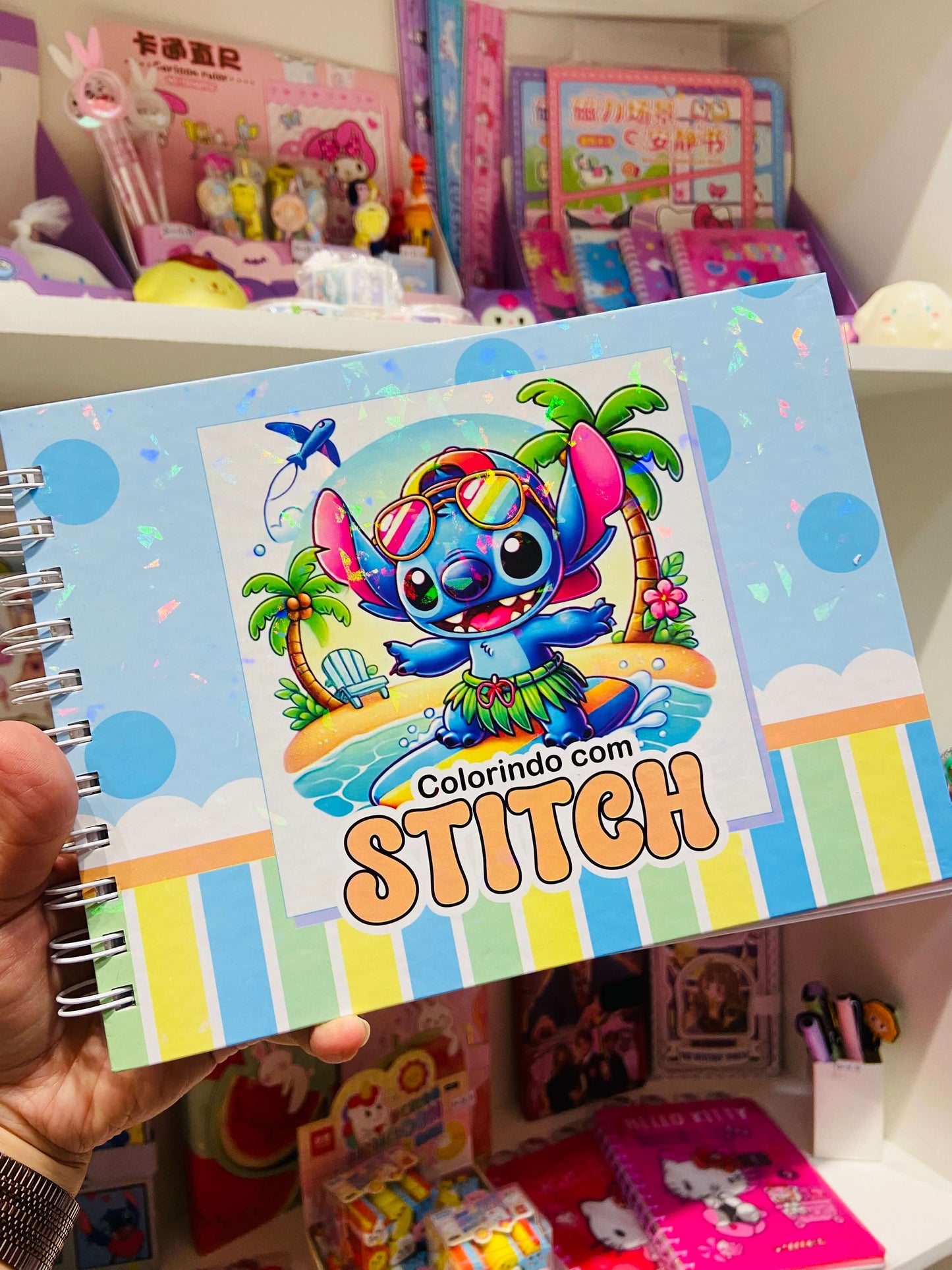 Livro de Colorir Personagens 50 Folhas 180gr Caderno de Desenho