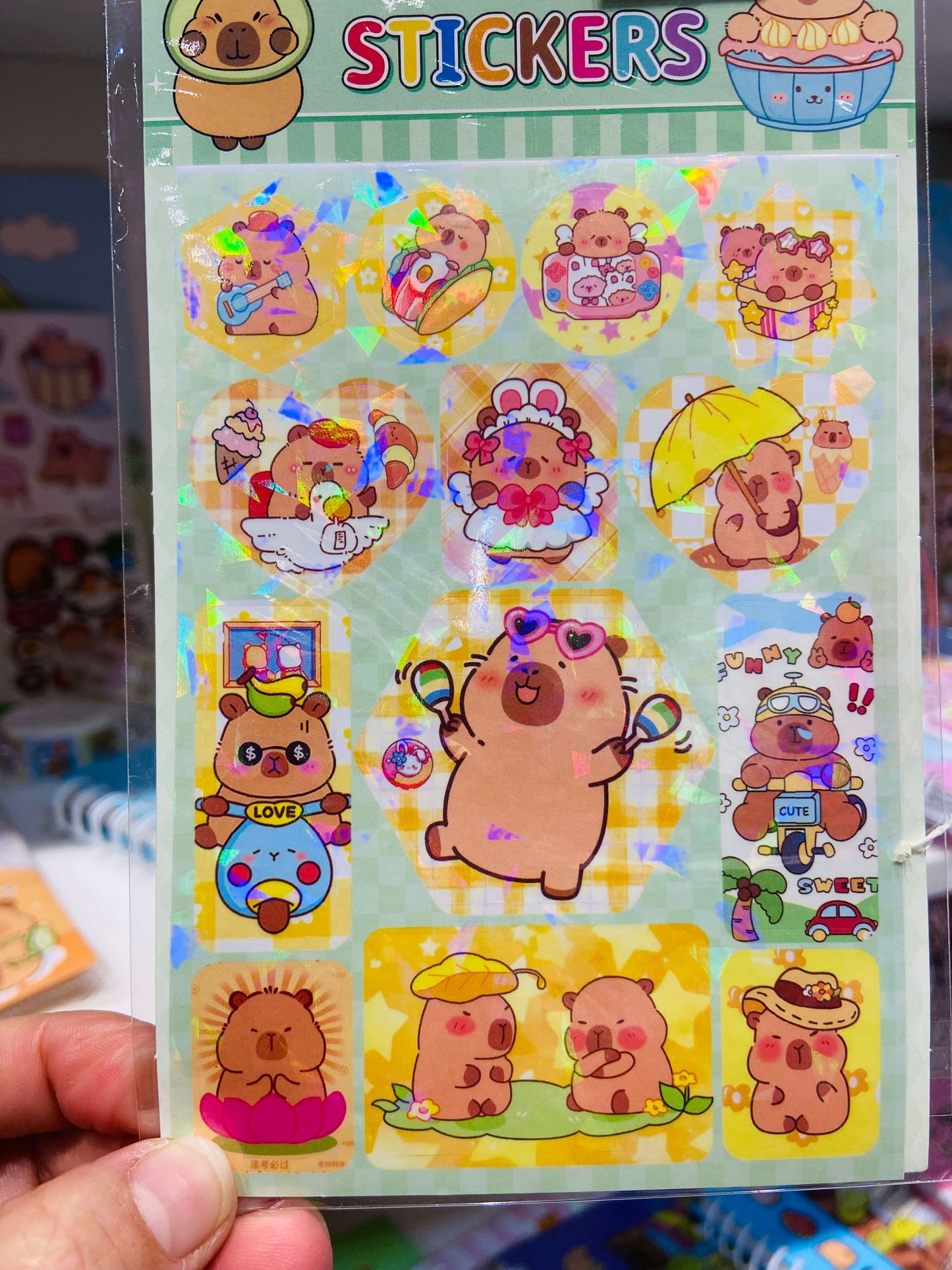 Adesivos Stickers Capivara