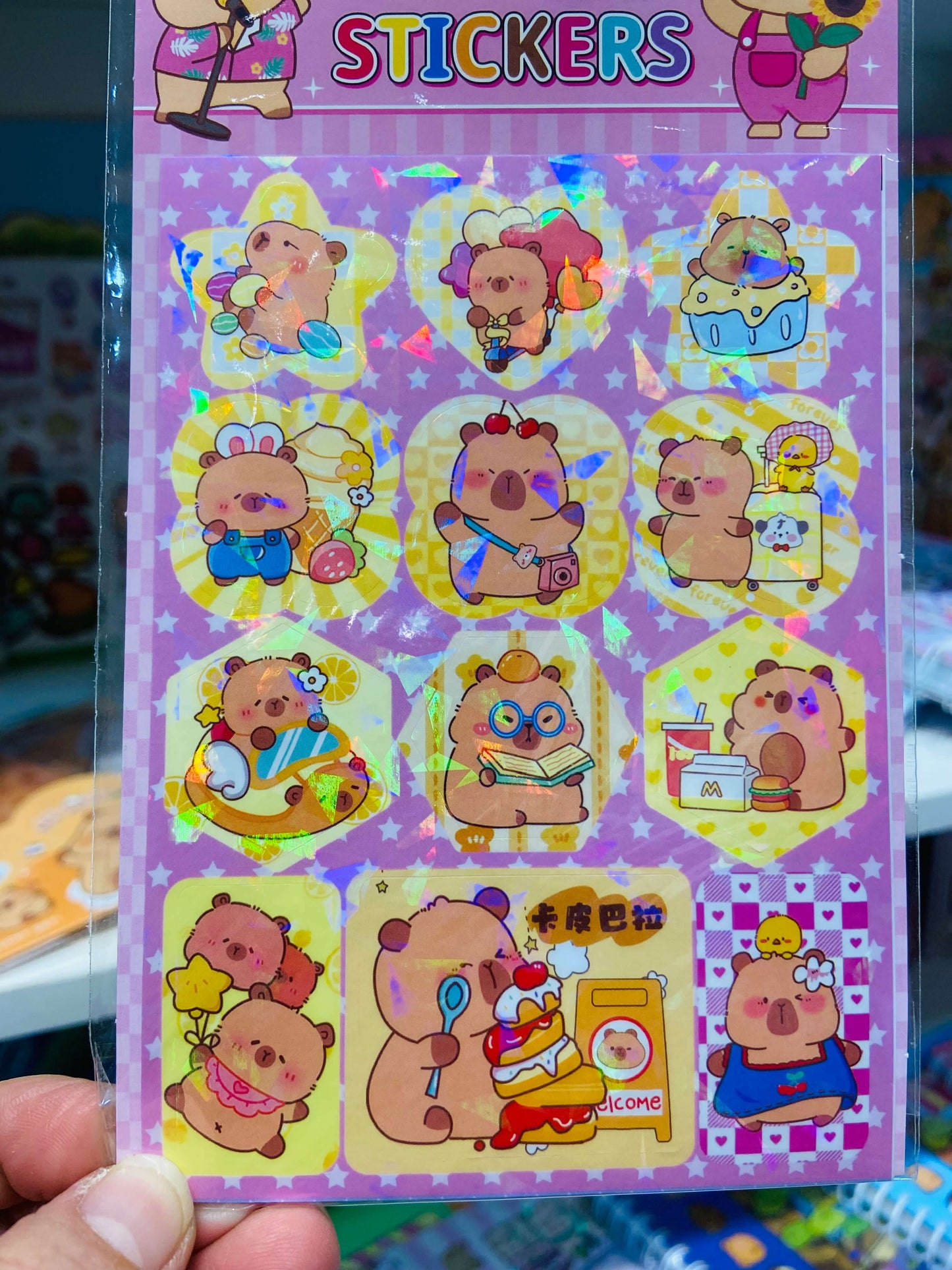 Adesivos Stickers Capivara
