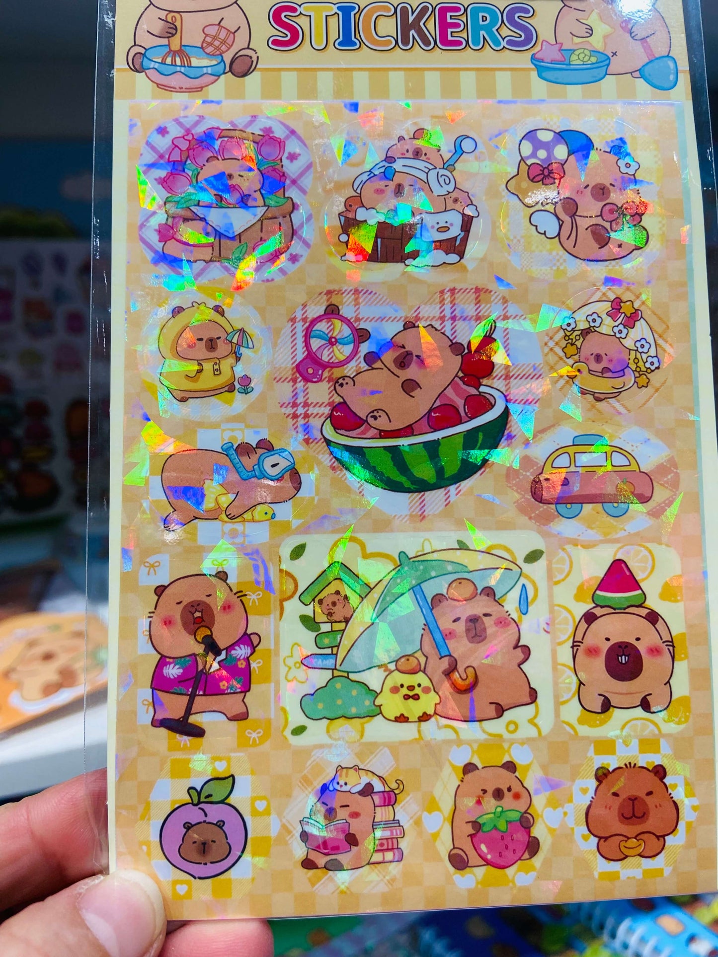 Adesivos Stickers Capivara