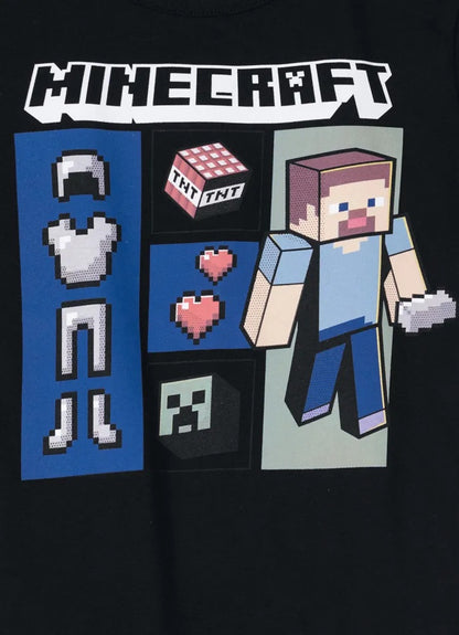 Camiseta Minecraft - Tamanho 10 - Brandili
