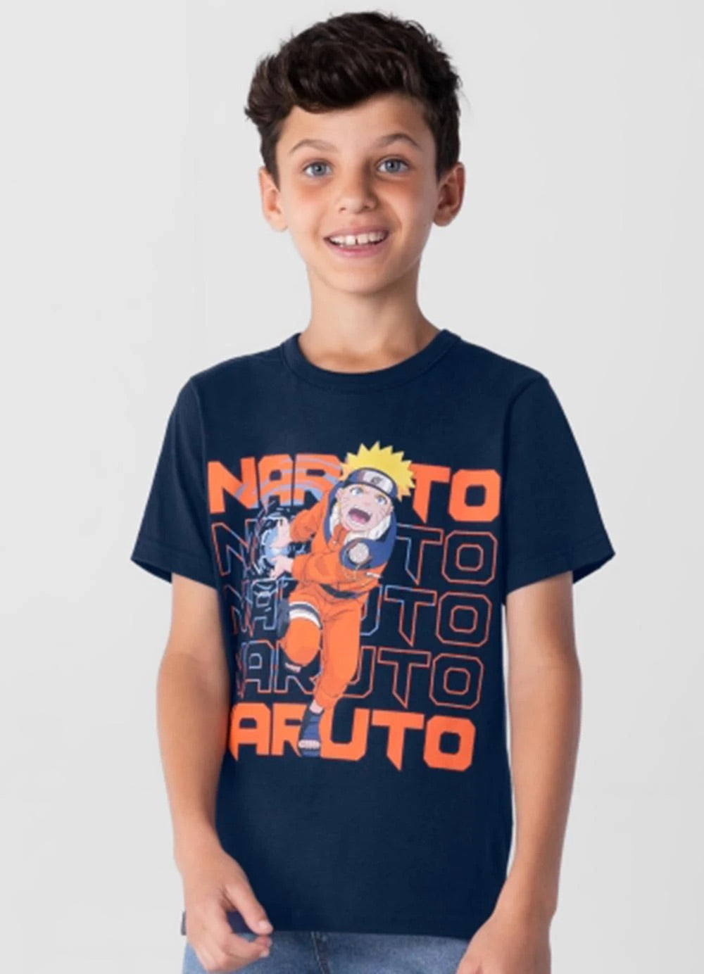 Camiseta Naruto Unissex  - Tamanho 6 - Brandili
