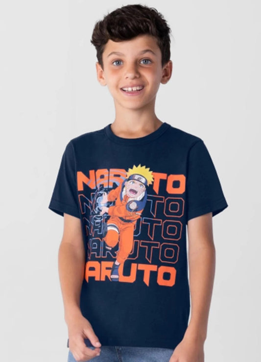 Camiseta Naruto Unissex  - Tamanho 6 - Brandili