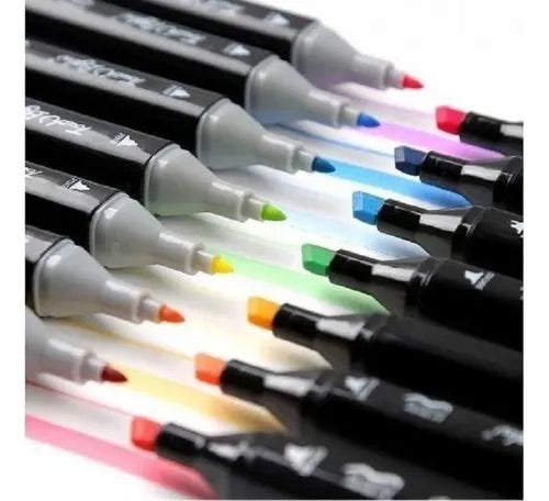 Canetas hidrográficas touch ponta dupla - Kit com 12, 24, 48 ou 60 unidades - perfeitas para pinturas em Bobbie Goods, Confy, e muito mais!