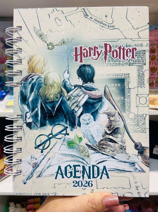 Agenda decorada Harry Potter 2026