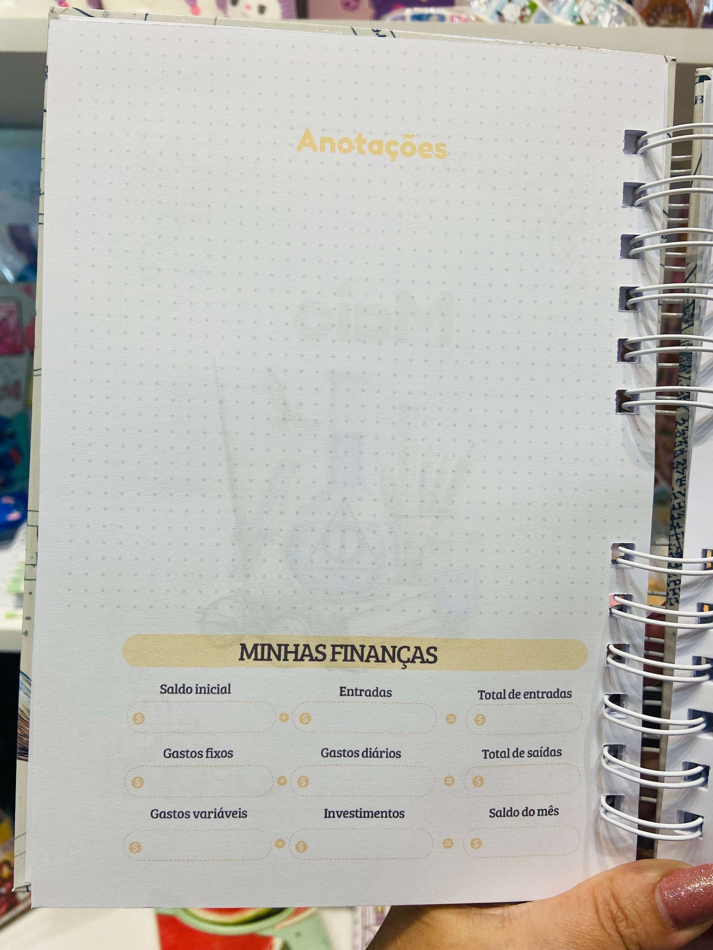 Agenda decorada Harry Potter 2026