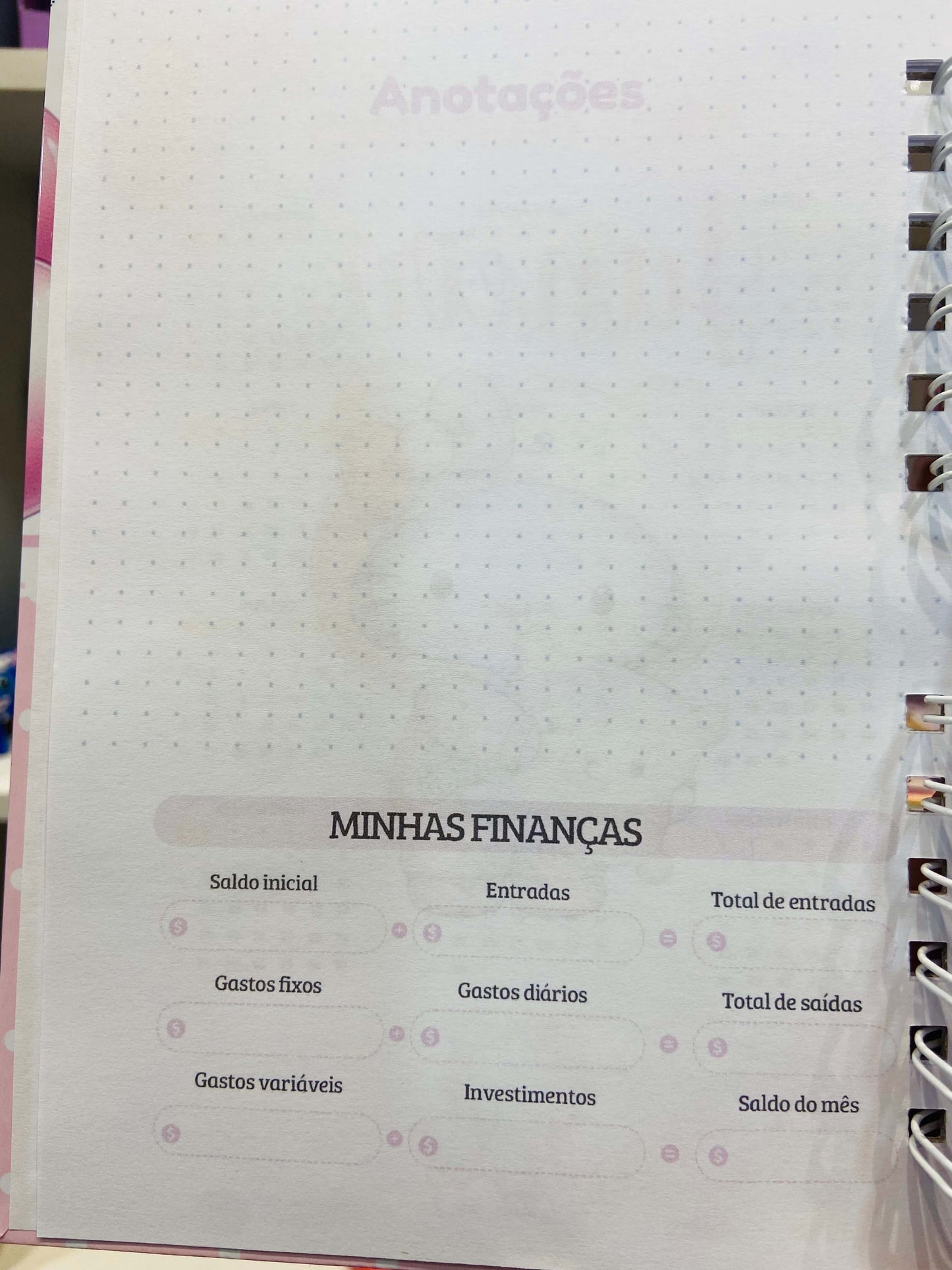 Agenda decorada Hello KItty 2026