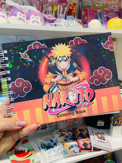 Livro de Colorir Personagens 50 Folhas 180gr Caderno de Desenho