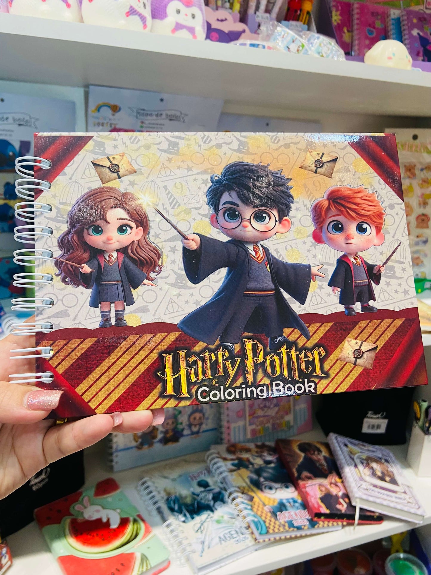 Livro de Colorir Personagens 50 Folhas 180gr Caderno de Desenho