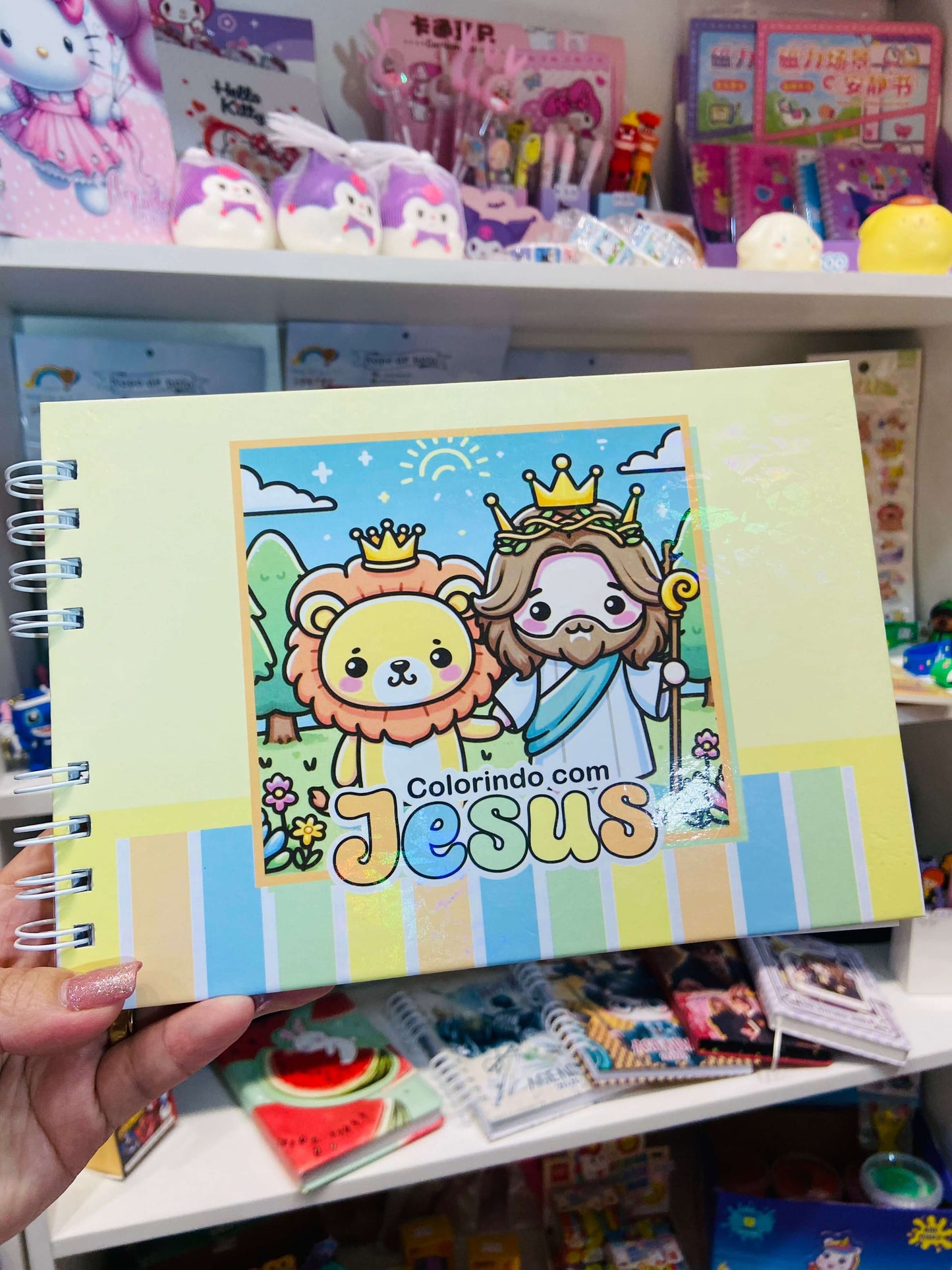 Livro de Colorir Personagens 50 Folhas 180gr Caderno de Desenho