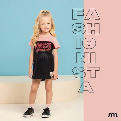 Vestido O Poder das Meninas - Milli e Nina - do 1 ao 3