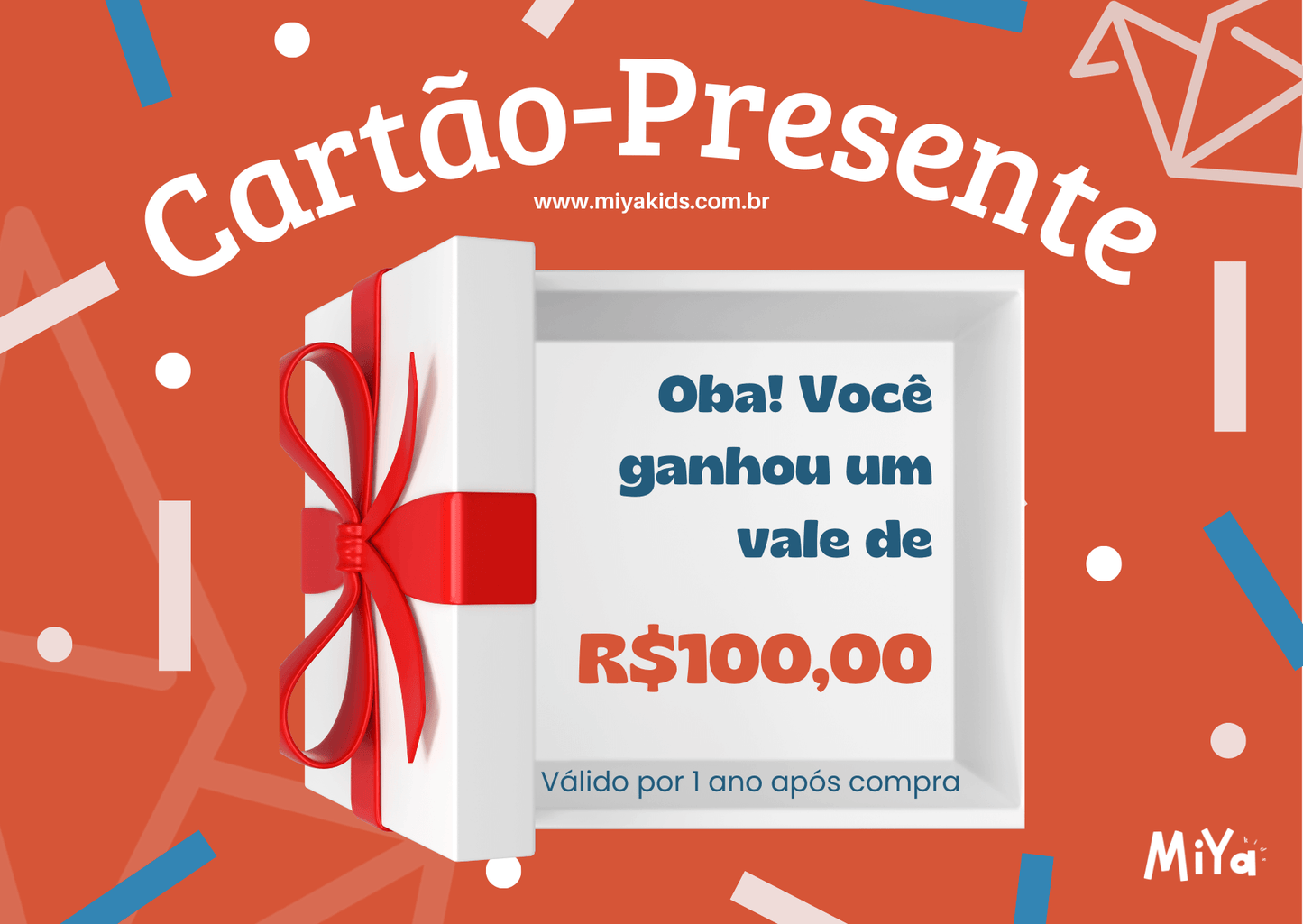 Cartão Presente Miya Kids