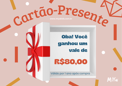 Cartão Presente Miya Kids