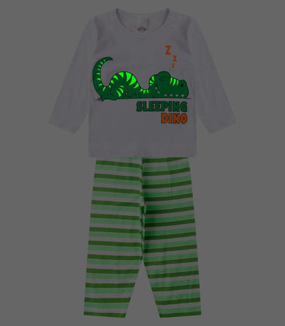 Conjunto de Pijama Masculino manga longa que brilha no escuro! Veste do 1 ao 8