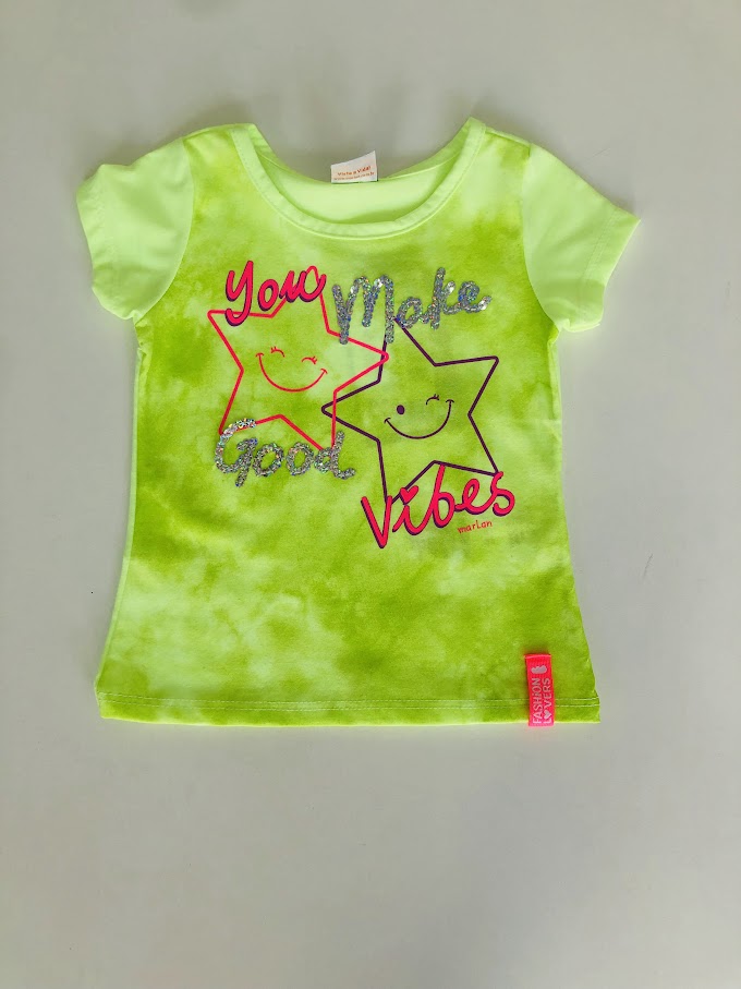 Blusa Feminina Vibes Neon - Marlan - Tamanho 2