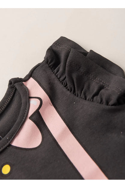 Body Feminino Infantil com Saia - Mundo Bita - Tamanhos G