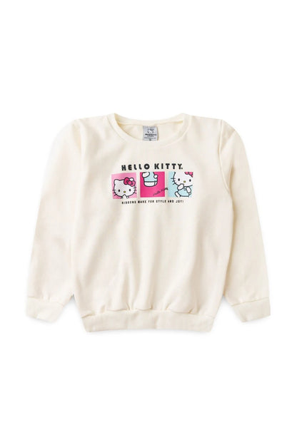 Conjunto Feminino Infantil Fotos - Hello Kitty - Tamanho do 1 ao 12