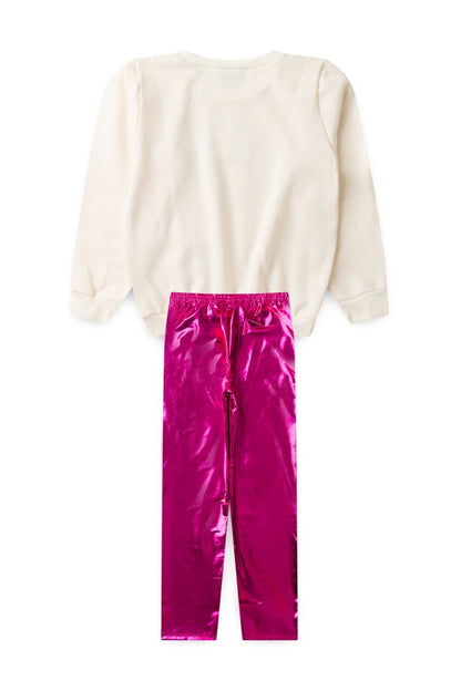 Conjunto Feminino Infantil Fotos - Hello Kitty - Tamanho do 1 ao 12