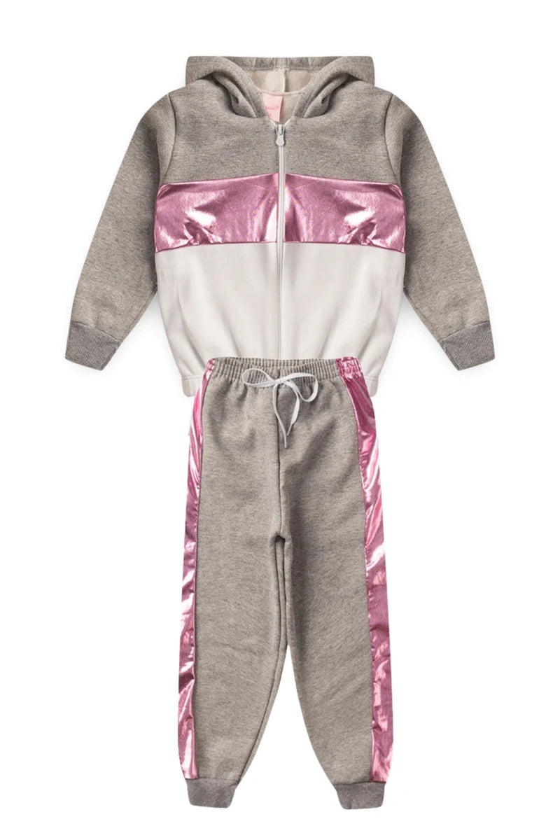 Conjunto Feminino Infantil Fashion - Tamanho do 2 ao 14