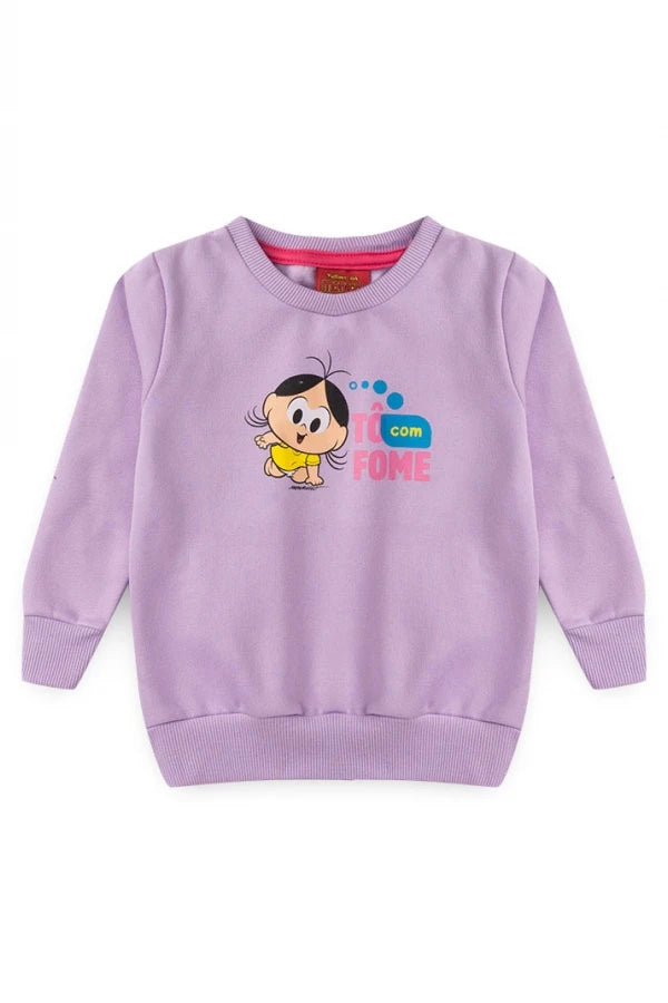 Conjunto Feminino Infantil Magali - Turma da Mônica - Tamanho P e M