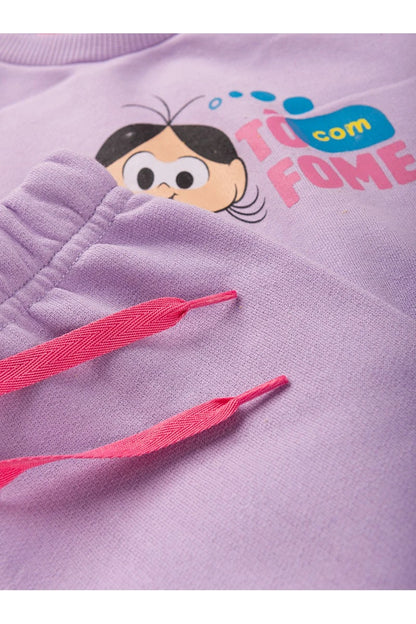 Conjunto Feminino Infantil Magali - Turma da Mônica - Tamanho P e M