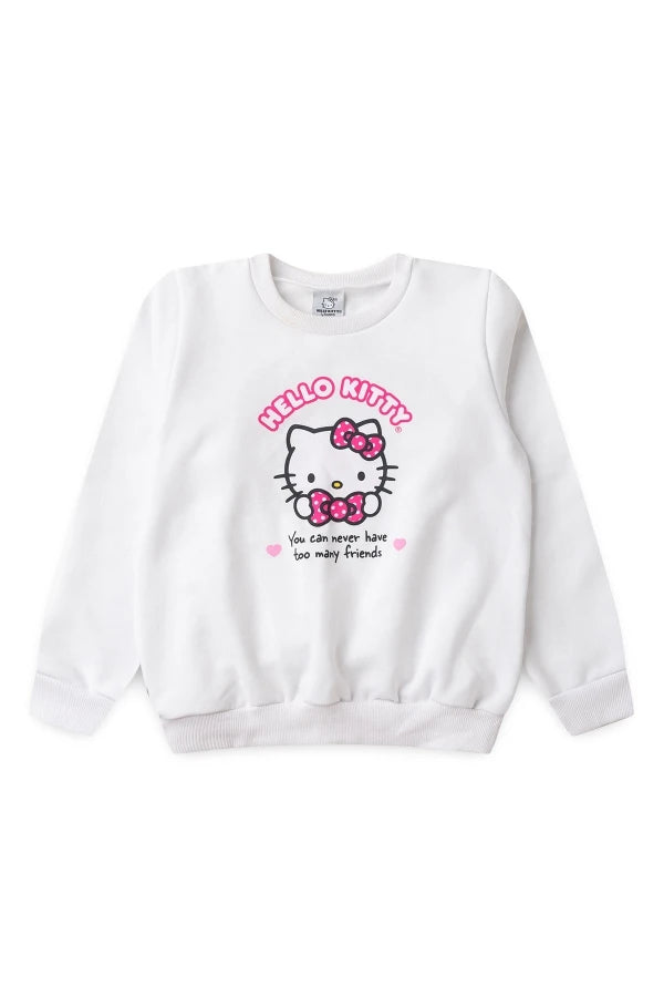 Conjunto Feminino Infantil Amigos - Hello Kitty - Tamanhos 3, 4 e 6