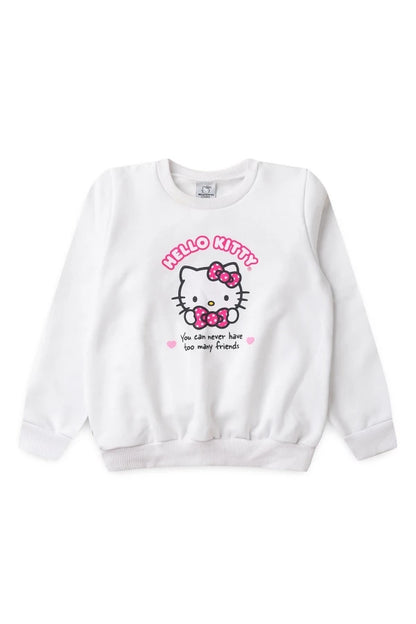 Conjunto Feminino Infantil Amigos - Hello Kitty - Tamanhos 3, 4 e 6