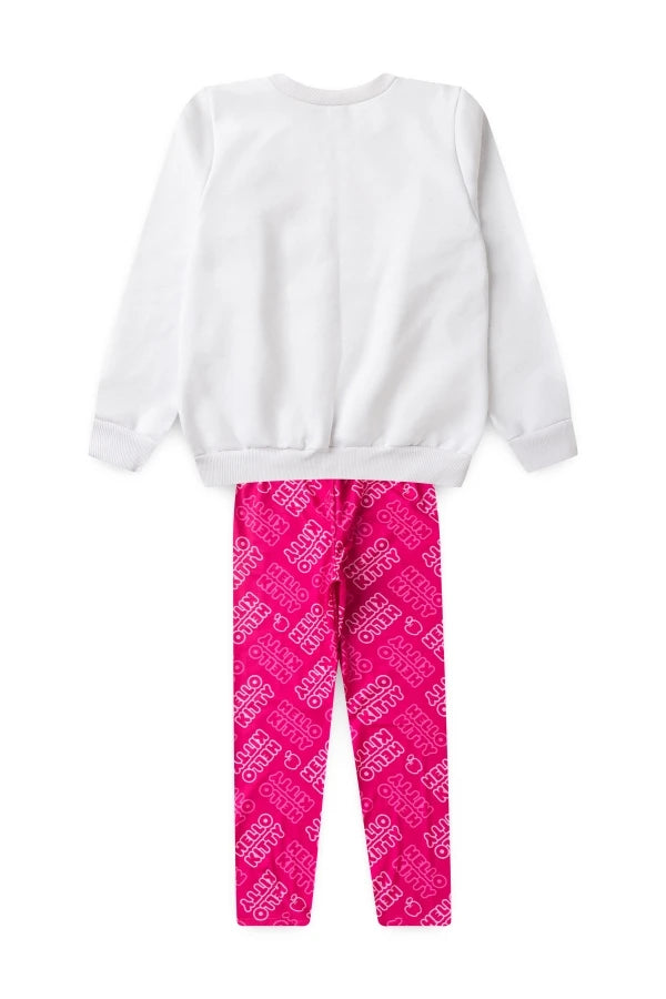 Conjunto Feminino Infantil Amigos - Hello Kitty - Tamanhos 3, 4 e 6