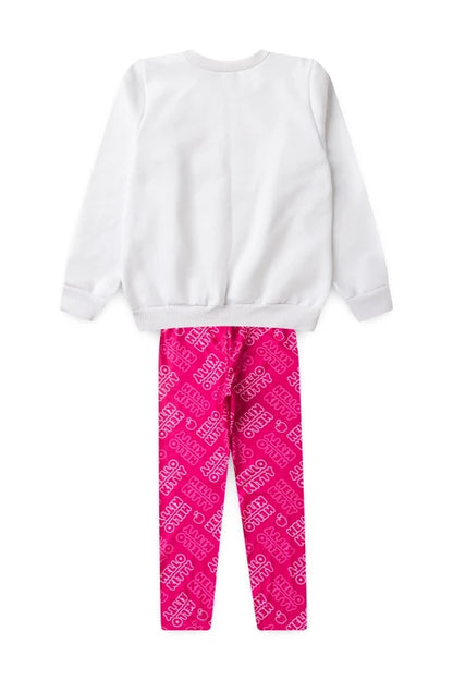 Conjunto Feminino Infantil Amigos - Hello Kitty - Tamanhos 3, 4 e 6