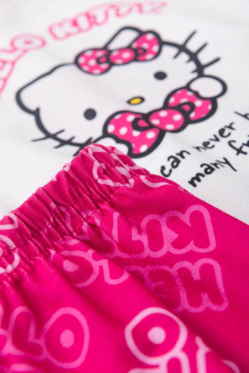 Conjunto Feminino Infantil Amigos - Hello Kitty - Tamanhos 3, 4 e 6