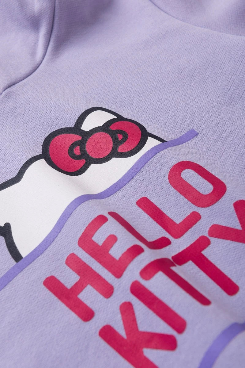 Conjunto Feminino Infantil Orelhinhas - Hello Kitty - Tamanho do 1 ao 12