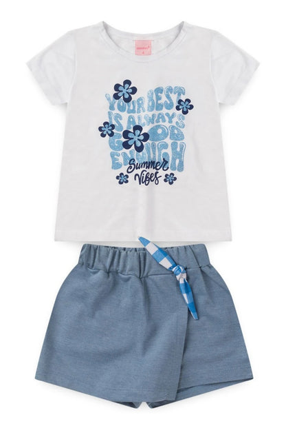 Conjunto Infantil Feminino O Seu Melhor - Tamanho 4 e 10