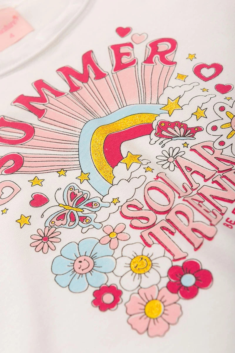 Conjunto Infantil Feminino Summer Solar - Tamanho 10
