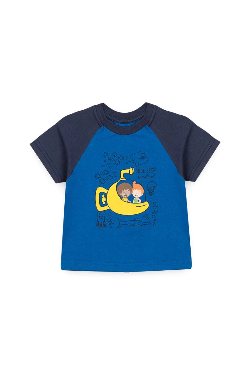 Conjunto Masculino infantil Mundo Bita - Tamanhos P, M, G e 1