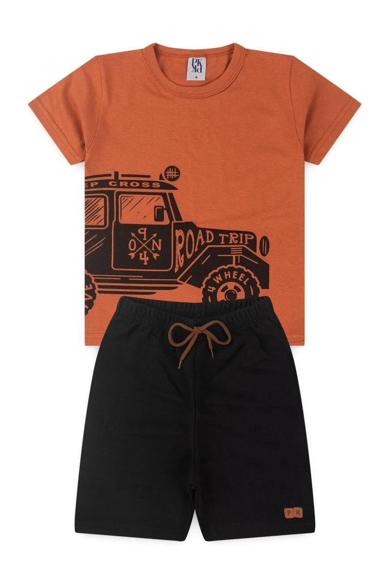 Conjunto Masculino Infantil Viagem - Tamanho 2 e 3