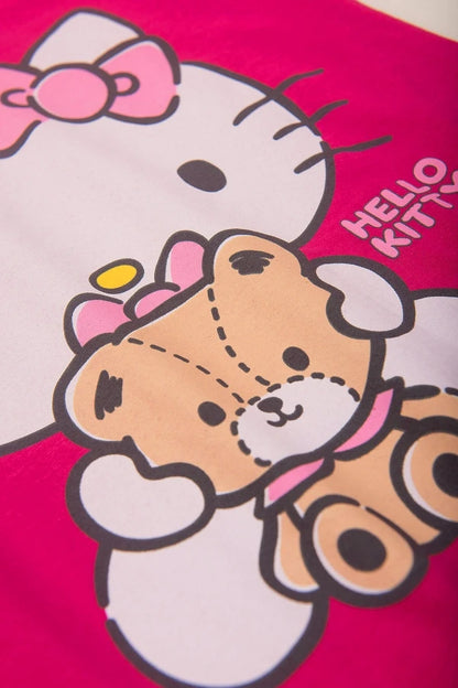 Vestido Feminino Infantil Pink - Hello Kitty - Tamanho do 1 ao 10